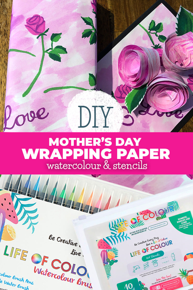 Wrap it up with Life of Colour Watercolour brush pens this Mother’s Day