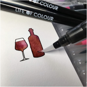 Blending with Life of Colour Watercolour Brush Pens