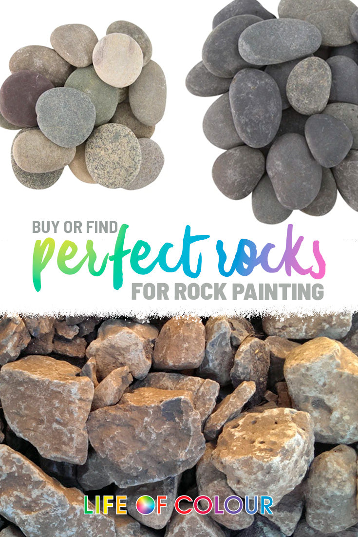 How to buy or find the perfect rocks for Rock Painting