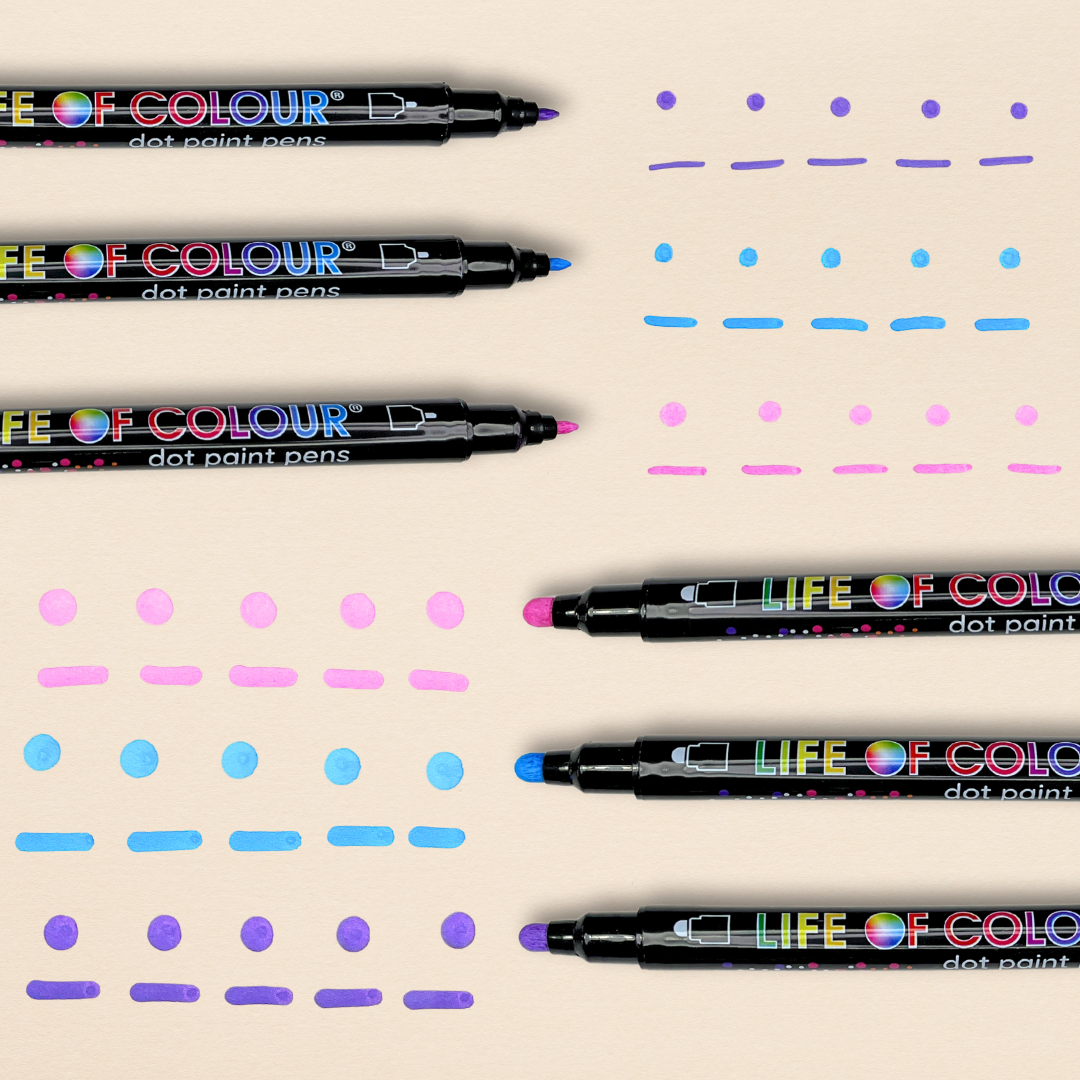 Dot Markers Acrylic Paint Pens -  Set of 12