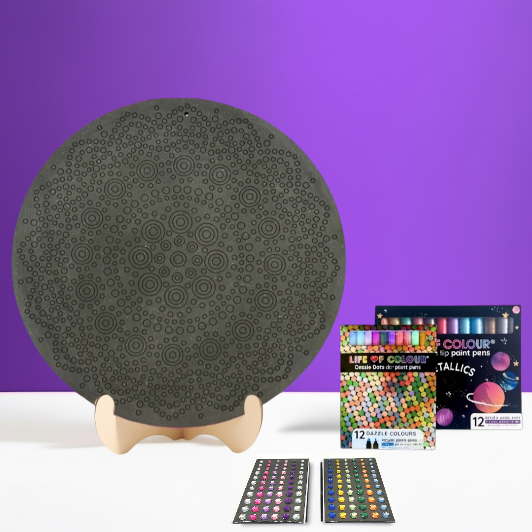 Life of Colour Dot Mandala Painting Kit - Cygnus (The Swan)