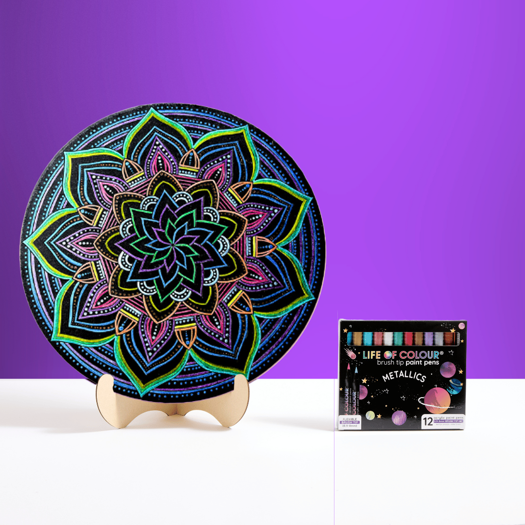 Life of Colour Mandala Galaxy Painting Kit - Comet
