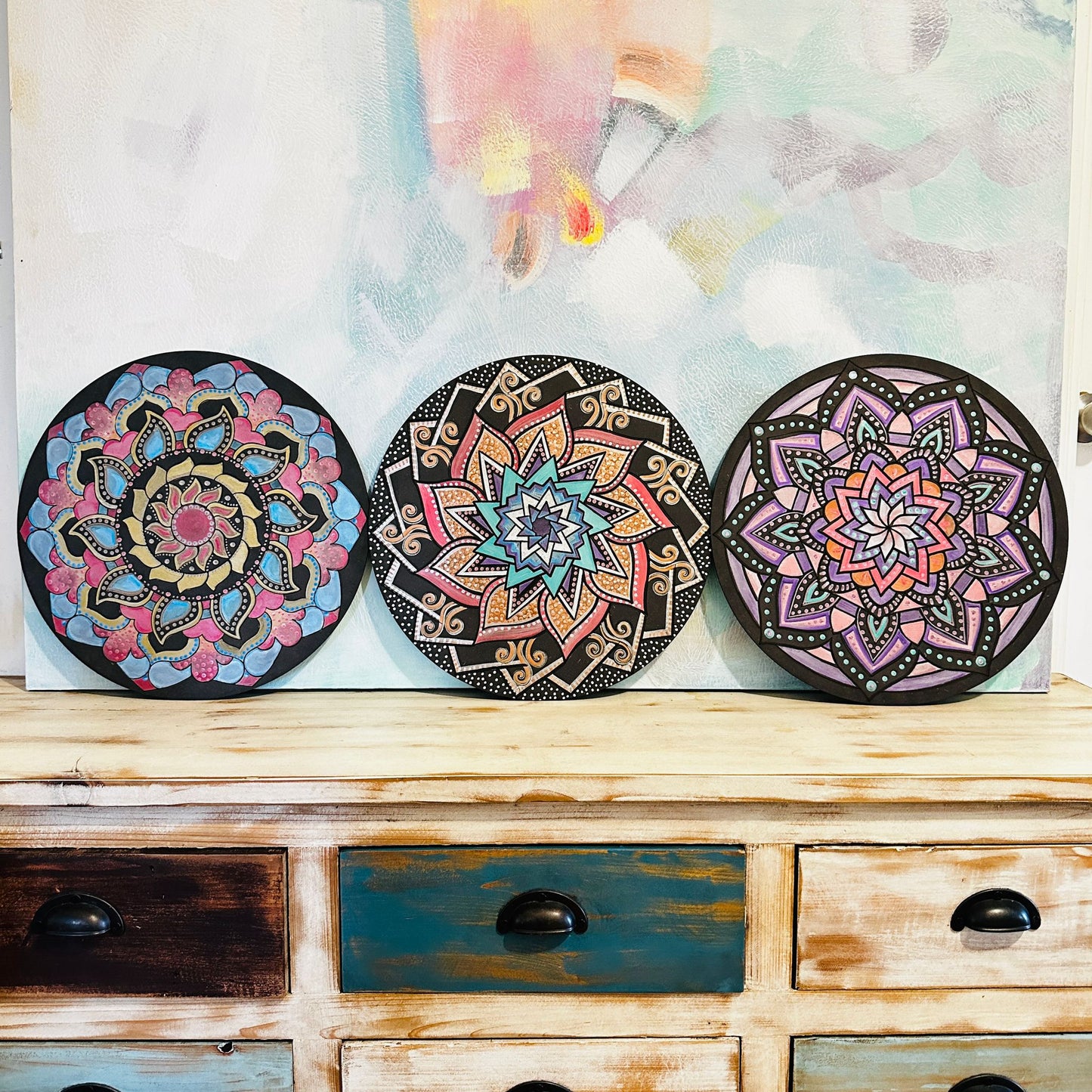 Life of Colour Mandala Galaxy Painting Kit Bundle of 3 (Part 2)- No Pens