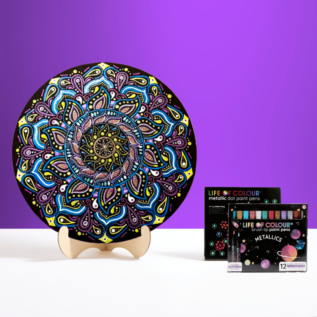Life of Colour Mandala Galaxy Painting Kit - Supernova