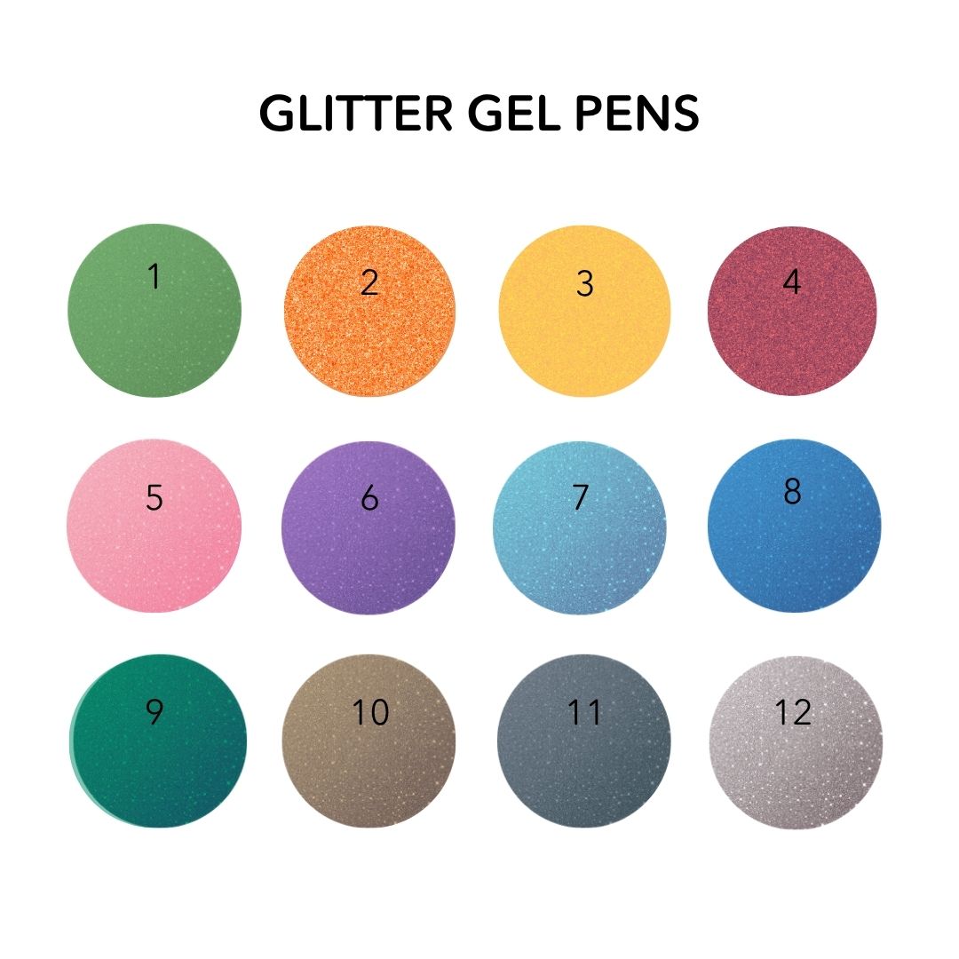Juicy Gel Pens - Set of 24 - Metallic and Glitter