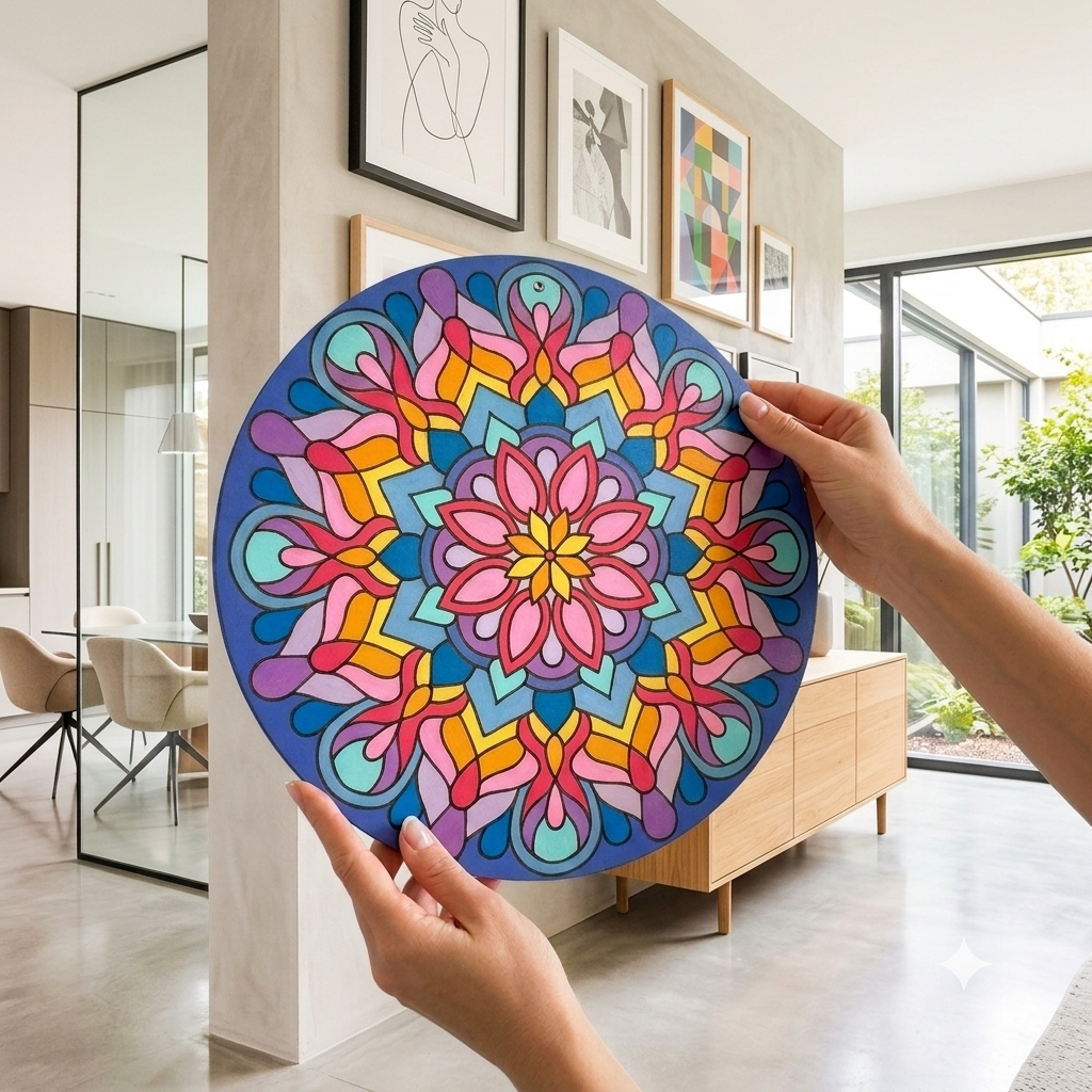 Life of Colour Mandala Painting Kit - Bundle of 3 (Part 1 - No Pens)
