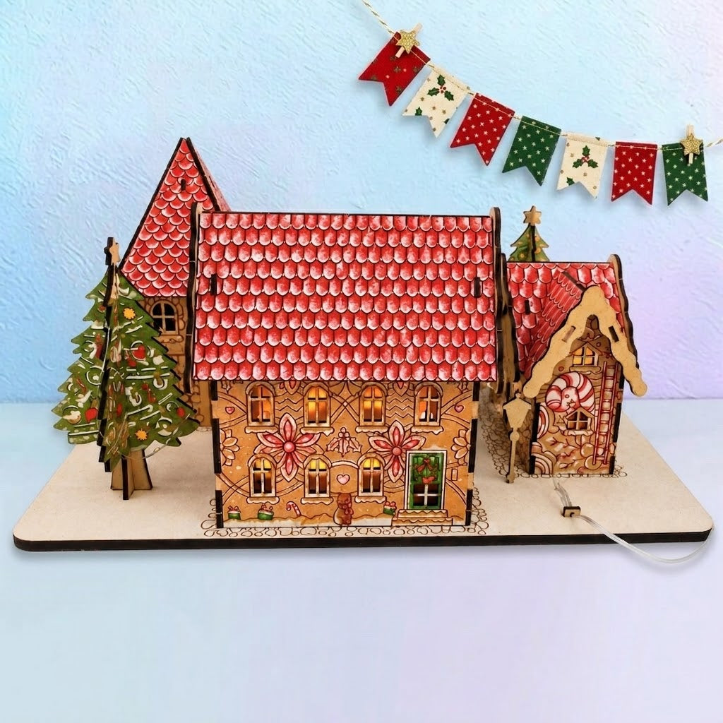 12 Day Advent Calendar - A Gingerbread Village