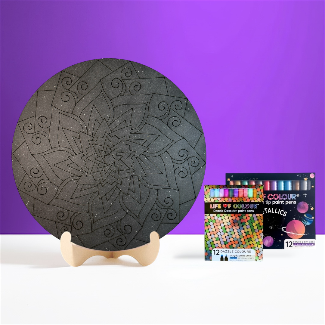 Life of Colour Mandala Galaxy Painting Kit - Meteor