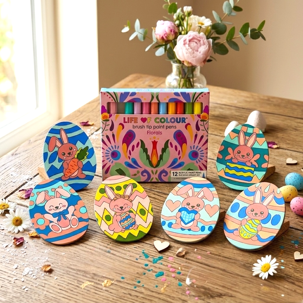 Easter Bunny Coasters Kit - Set of 6