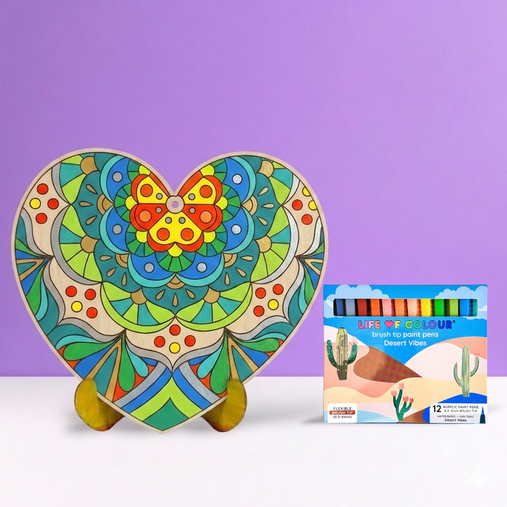 Heart Painting Kit - Carnival Heart