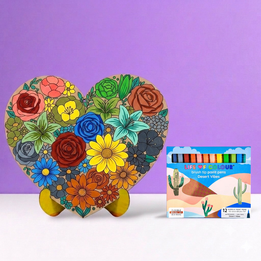 Heart Painting Kit - Love Grows