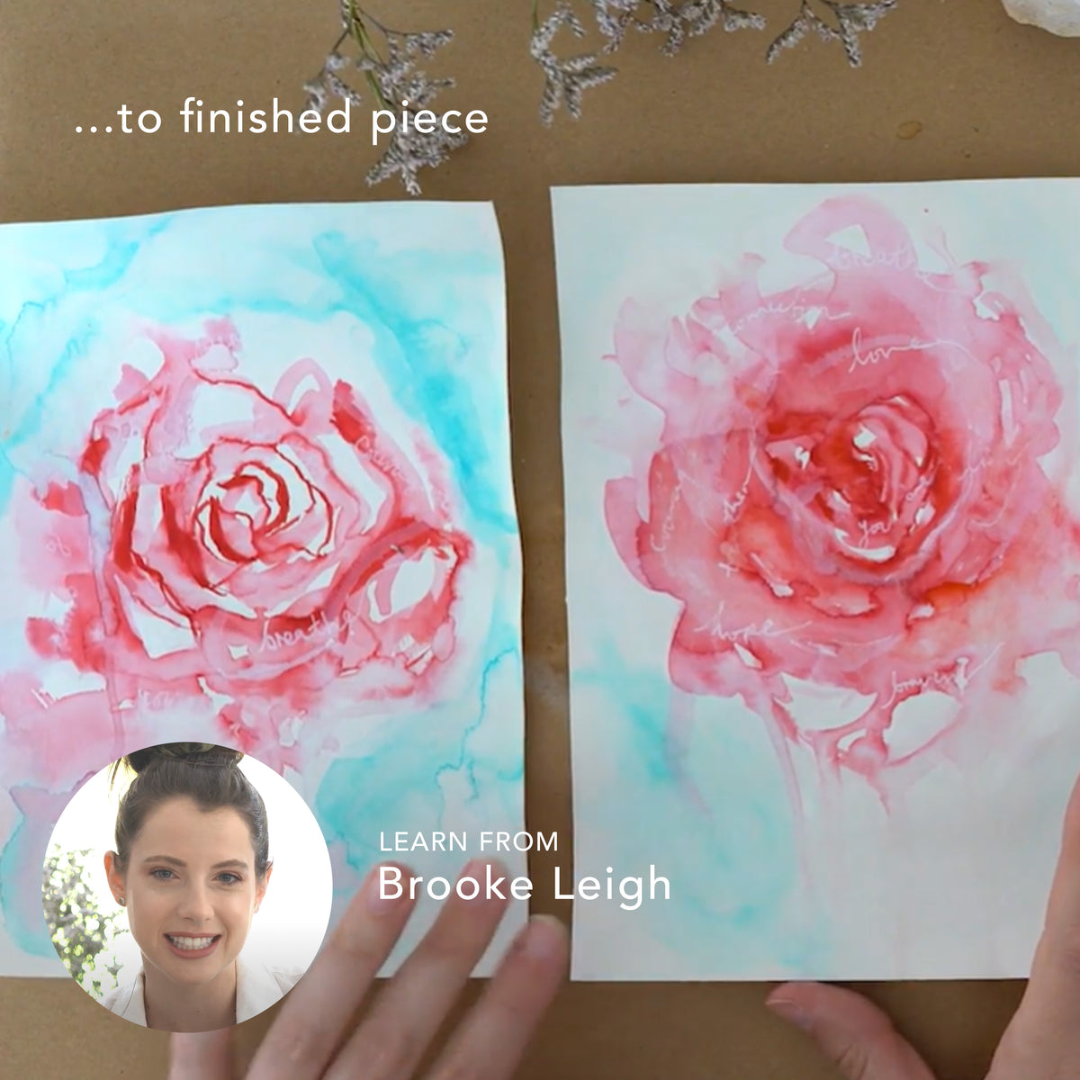 Abstract Rose Video Workshop - The Flower Project