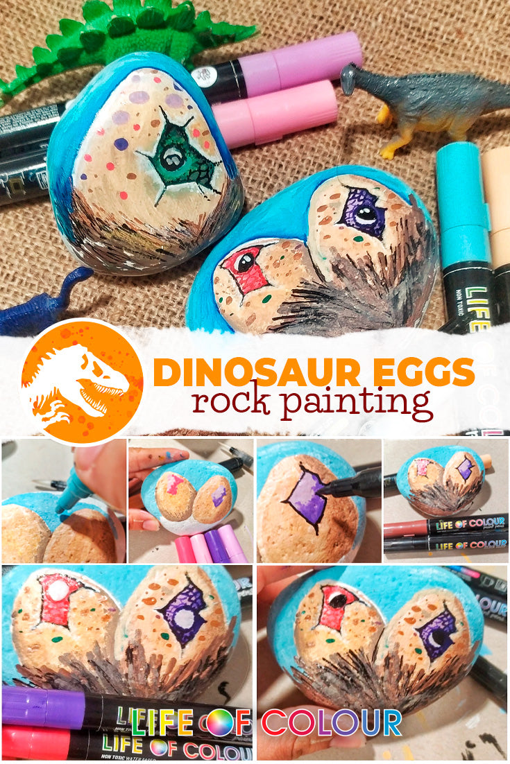 Dinosaur nest Jurassic egg hunt