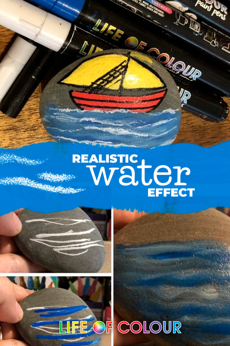 Realistic Water Effects using Life Of Colour paint pens