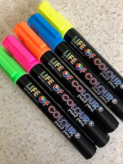 Life of Colour Fluro Colour paint pens have arrived!