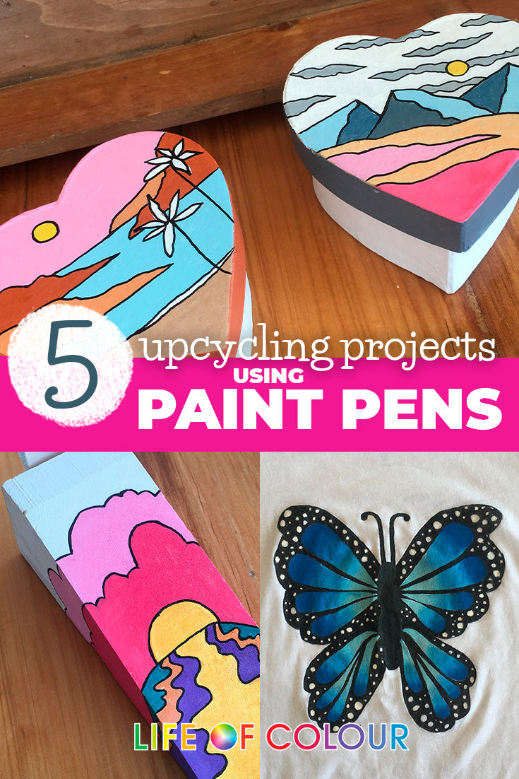 5 Fun upcycling projects to try at home using Paint pens