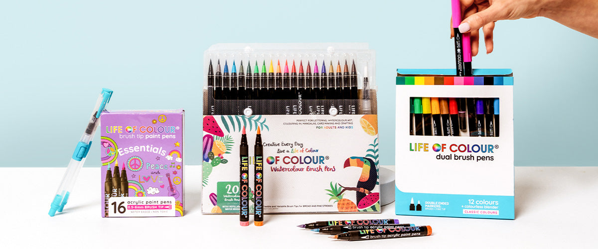 Watercolour Brush Pens Australia - Life of Colour