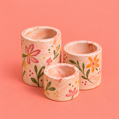 Jesmonite® x Life of Colour Creative Kit - Candle Holders