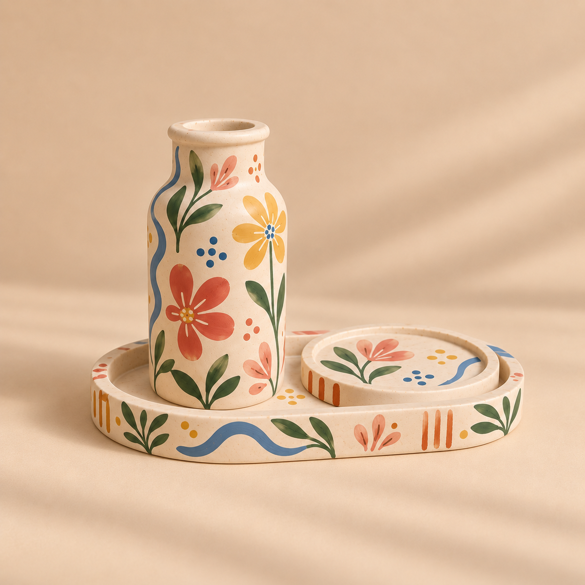 Jesmonite® x Life of Colour Creative Kit - Vase and Trinket Set