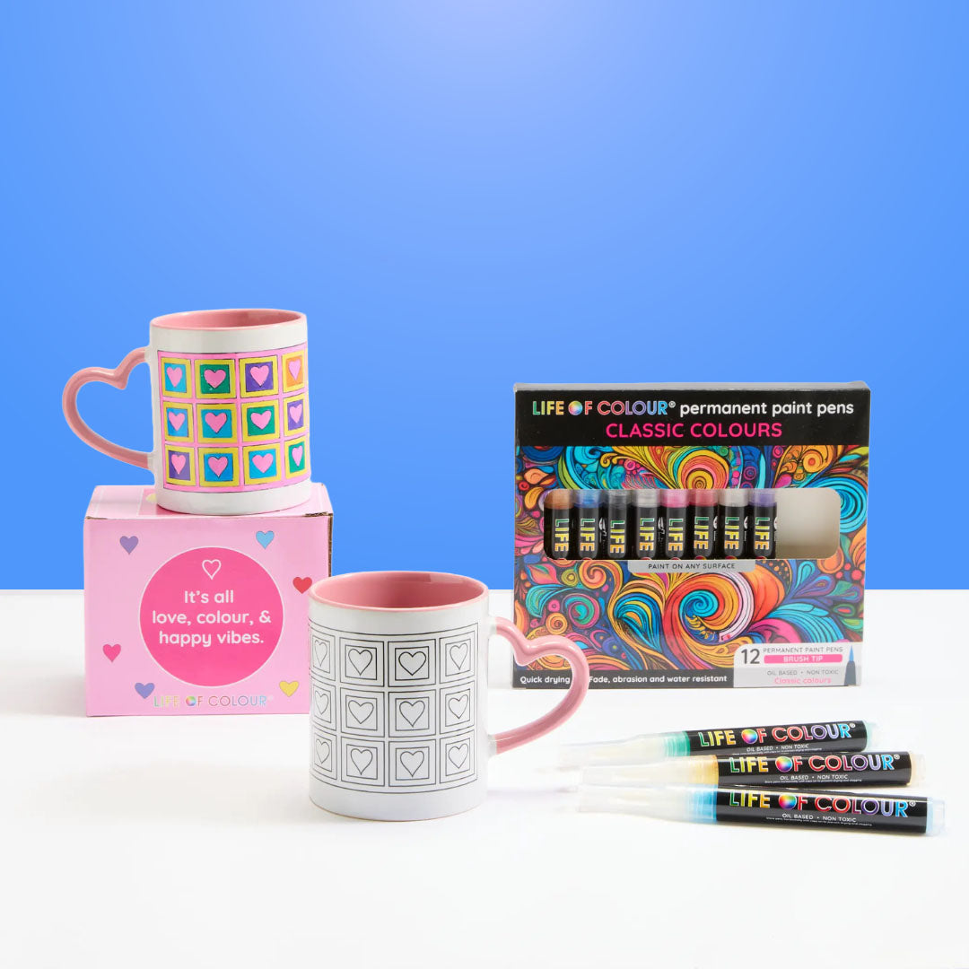 The Love and Magic Bundle - 2 Mugs, 1 Bottle, 1 Pack of pens