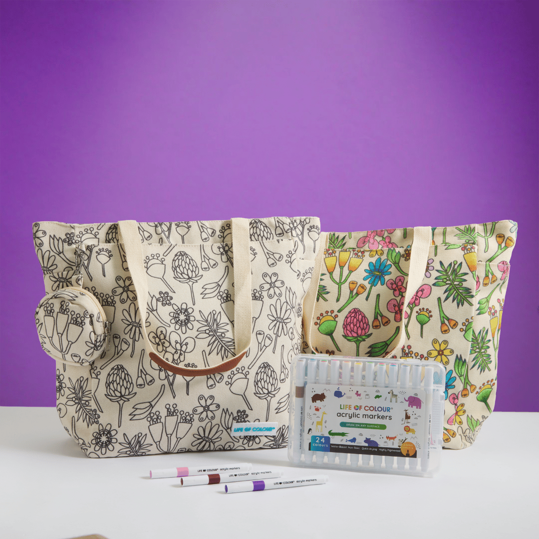 DIY Doodle Bag - Wildflower