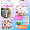 DIY Doodle Bag Bundle - Falling Hearts & Love Heart Tote Bags & Acrylic Markers - Image 3