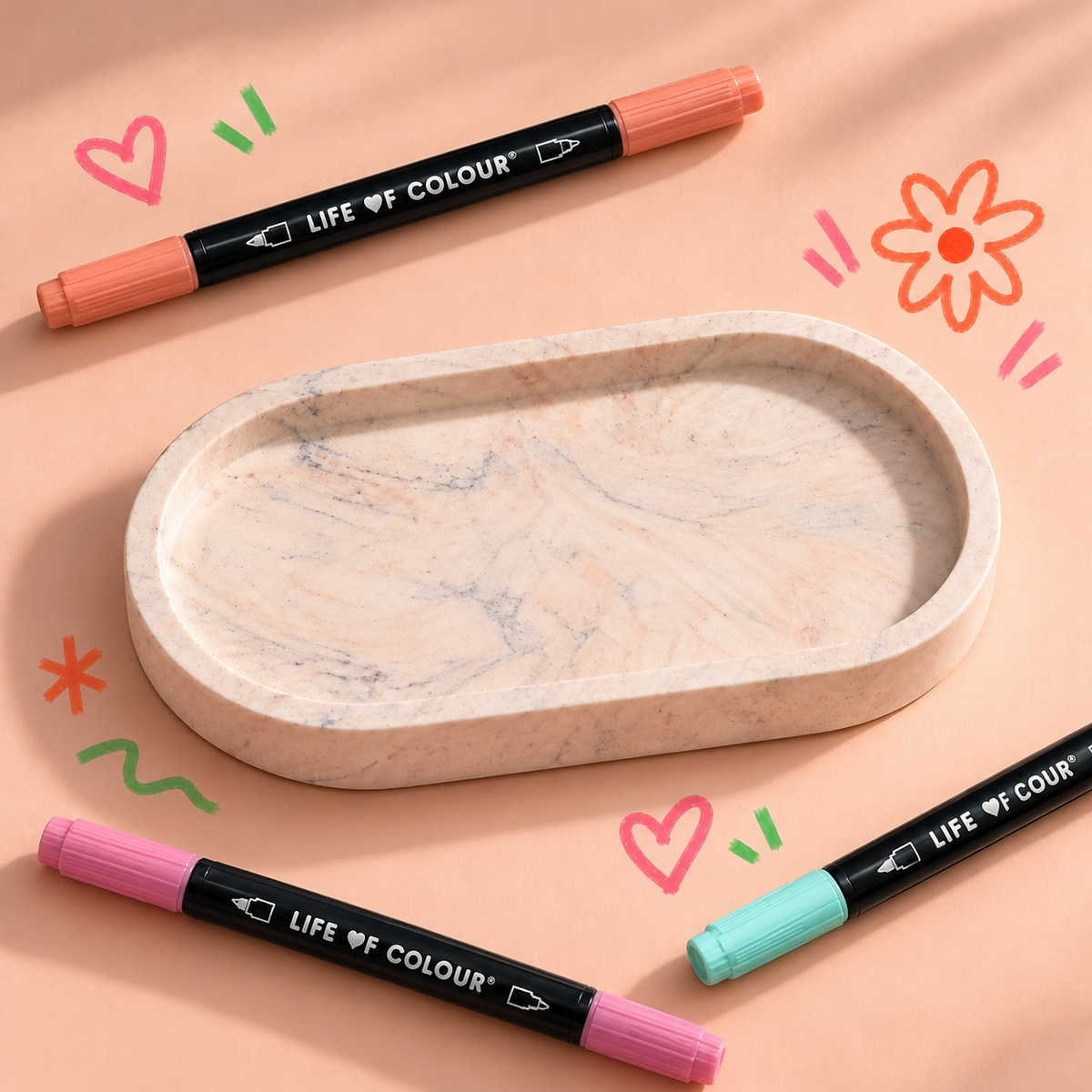 Jesmonite® x Life of Colour Creative Kit - Trinket Dish
