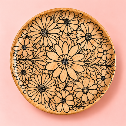 DIY Wooden Tray Kit - Daisies