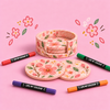 Jesmonite® x Life of Colour Creative Kit - Coasters and Holder - Image 3