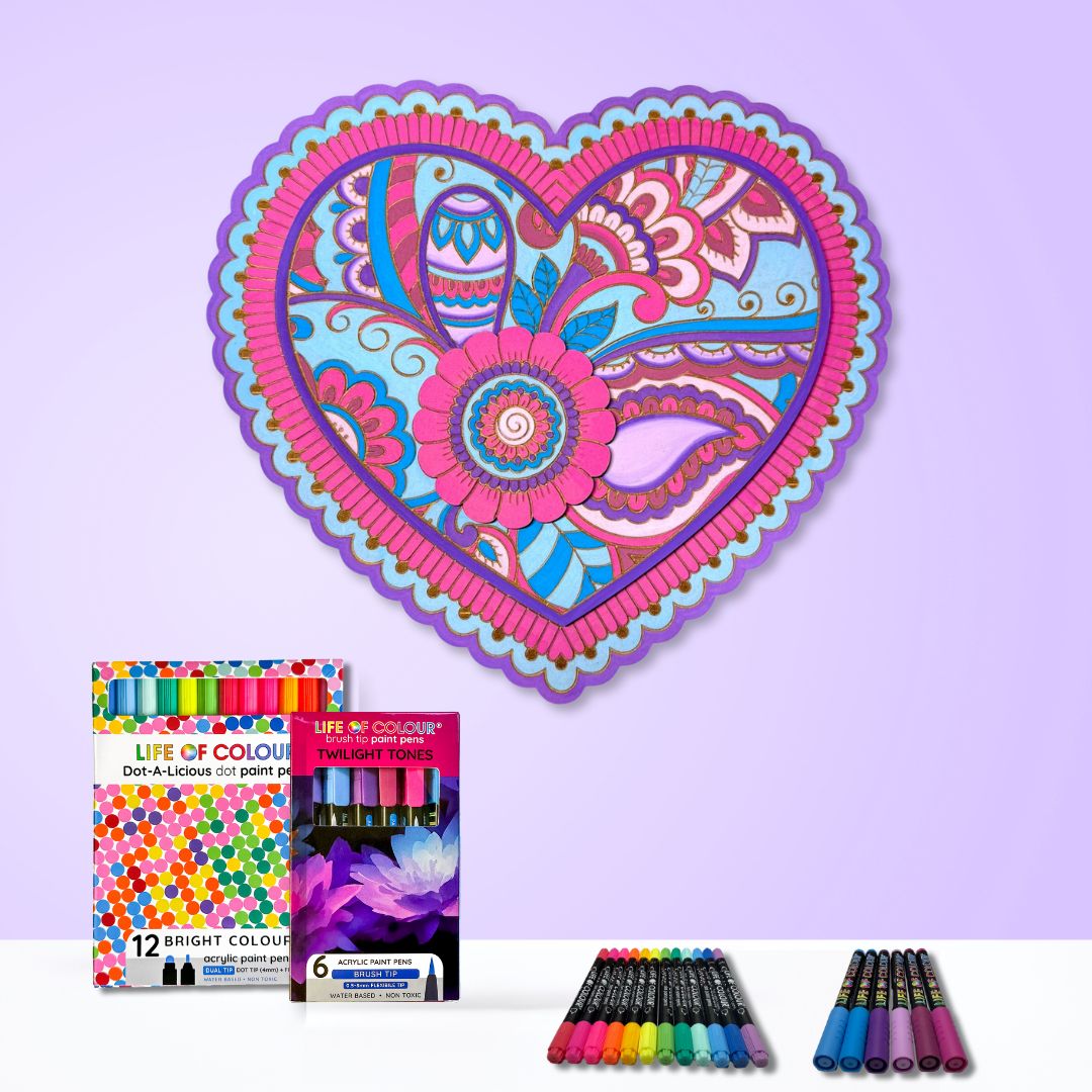 3D Love Nature Boards - Heart