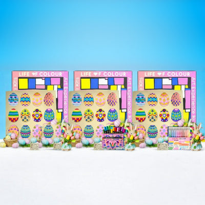 Easter Egg Pop Out Decorations Kit 3 Sets of Eggs for 2