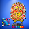 Life of Colour Lion Painting Kit - Image 1