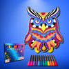 Life of Colour Owl Painting Kit - Image 1