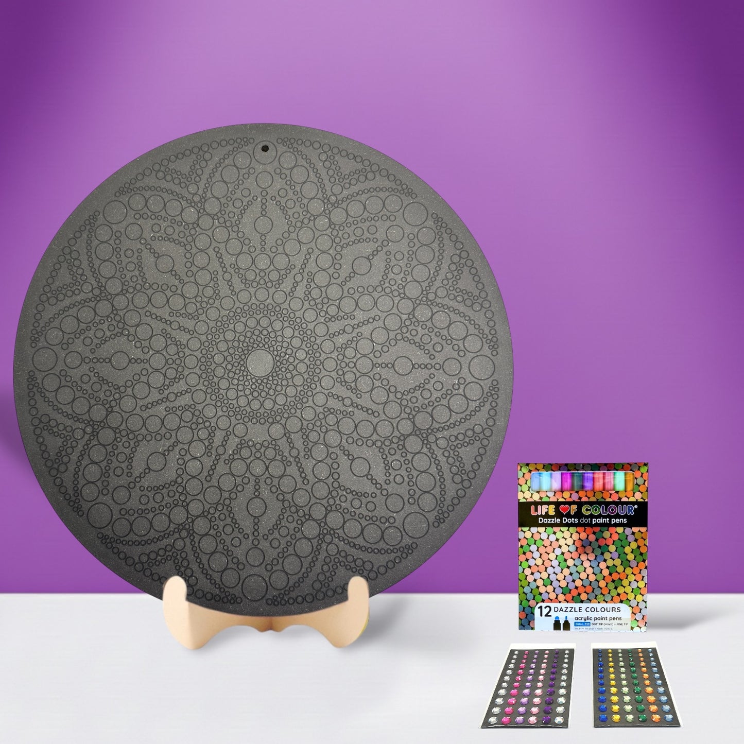 Life of Colour Dot Mandala Painting Kit - Aquila the Eagle