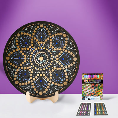 Life of Colour Dot Mandala Painting Kit - Aquila the Eagle