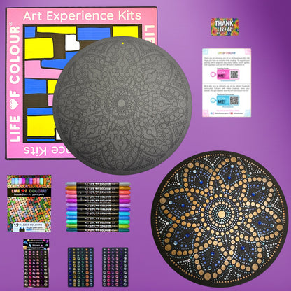Life of Colour Dot Mandala Painting Kit - Aquila the Eagle