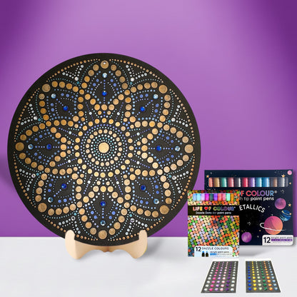 Life of Colour Dot Mandala Painting Kit - Aquila the Eagle