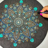 Life of Colour Mandala Galaxy Painting Kit Bundle of 3 - Sun, Moon, and Star - No Pens - Image 4