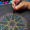 Life of Colour Mandala Galaxy Painting Kit Bundle of 3 - Sun, Moon, and Star - No Pens - Image 5
