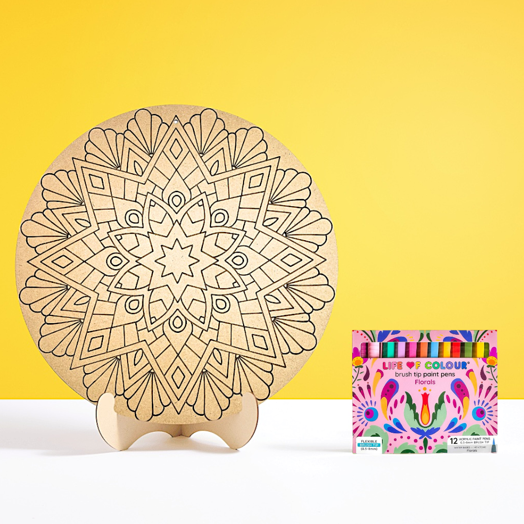 Life of Colour Mandala Painting Kit - The Beach