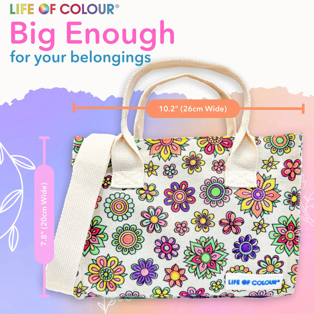 Tote Duo - Wildflower and Flower Mandala Tote Bundle