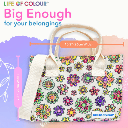 Tote Duo - Wildflower and Flower Mandala Tote Bundle