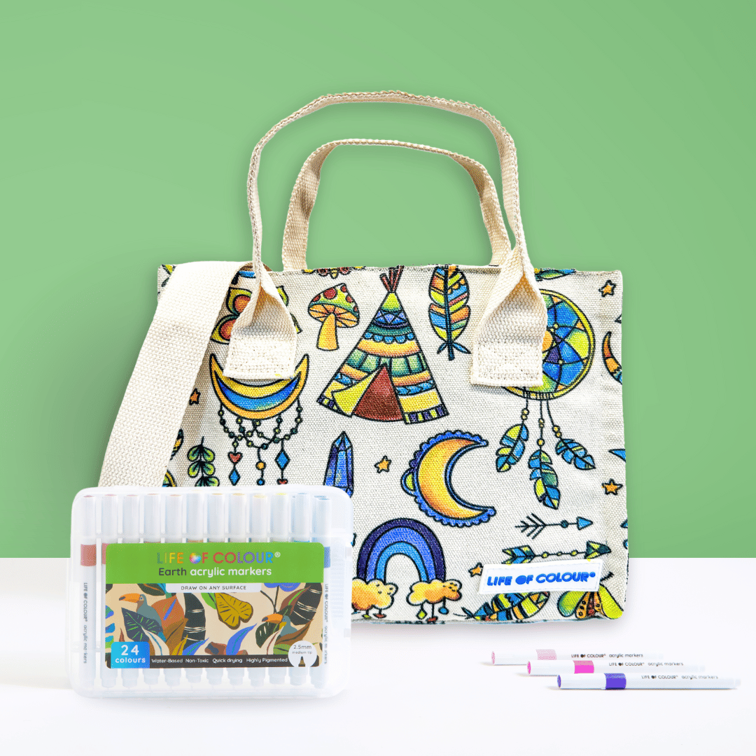 The Creative Tote Bag - Boho design