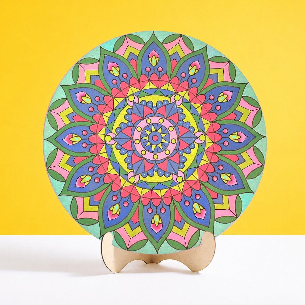 Life of Colour Mandala Painting Kit - The Botanica (No Pens)