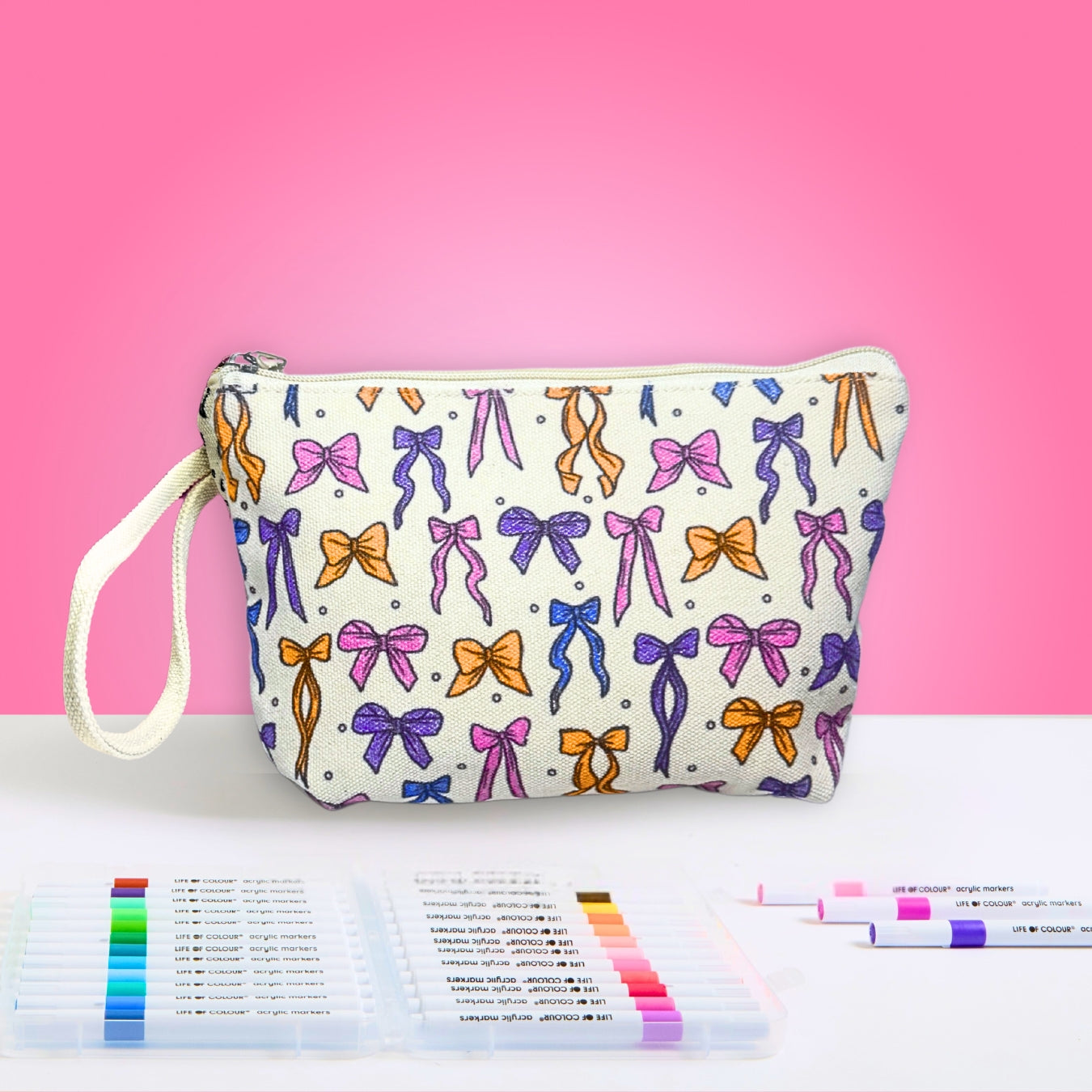 DIY Essentials Pouch - Bow Design