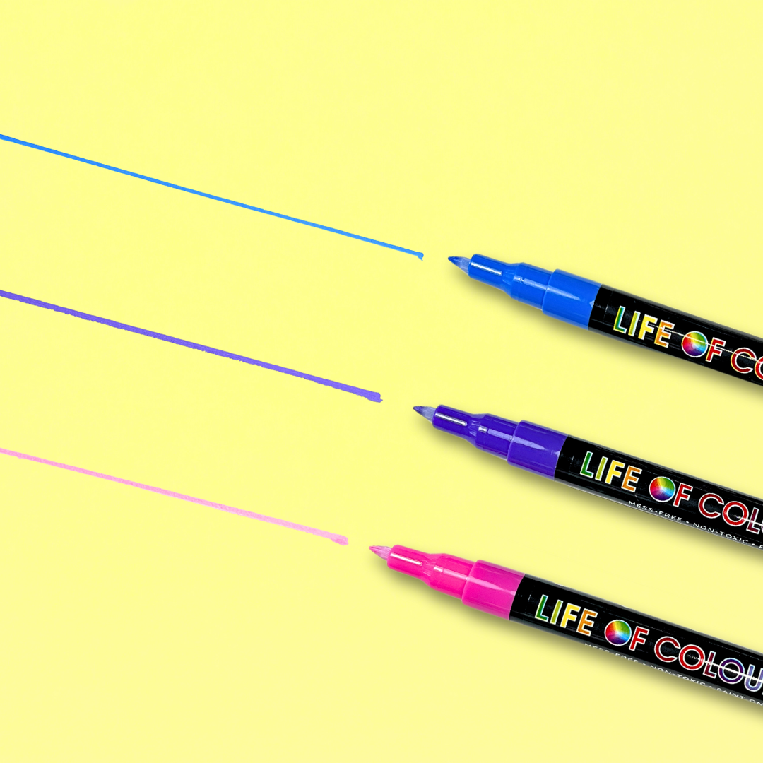 Classic Colour Paint Pens - Fine Tip Pen Sets Life of Colour