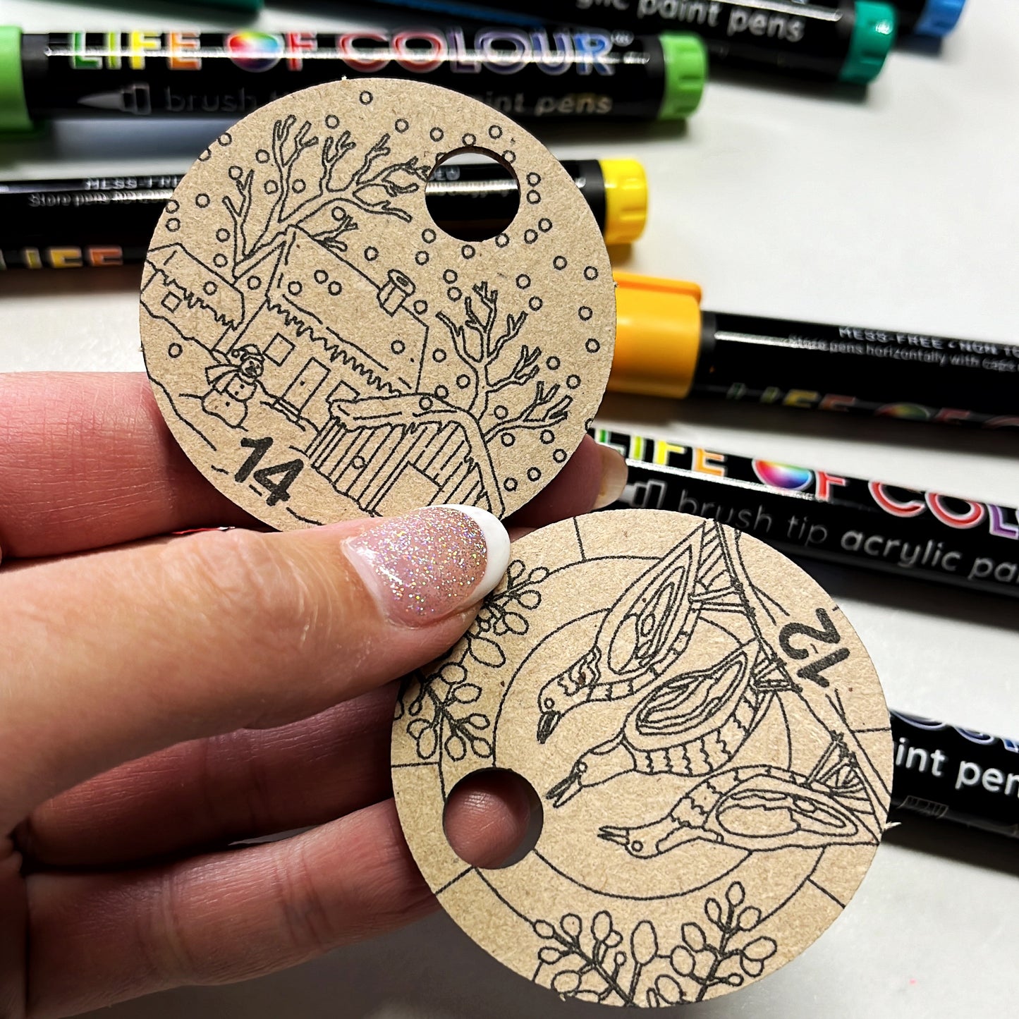 Life of Colour Christmas Baubles Kit