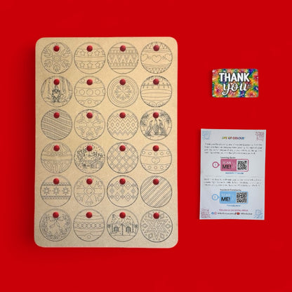 Life of Colour Christmas Baubles - No Pens