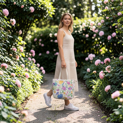 DIY Doodle Bag - Dreamy Flowers design