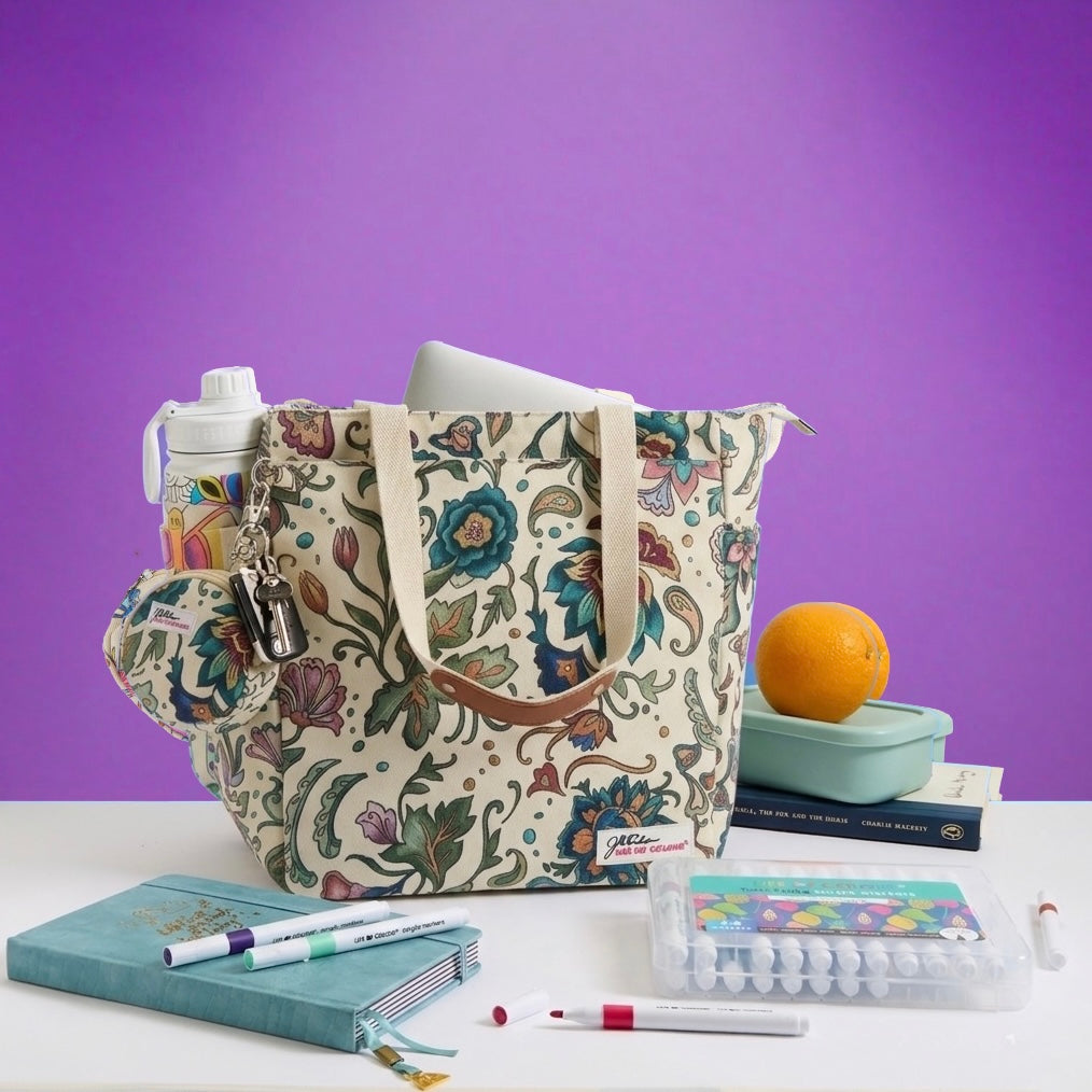 DIY Doodle Bag - Dreamy Flowers design